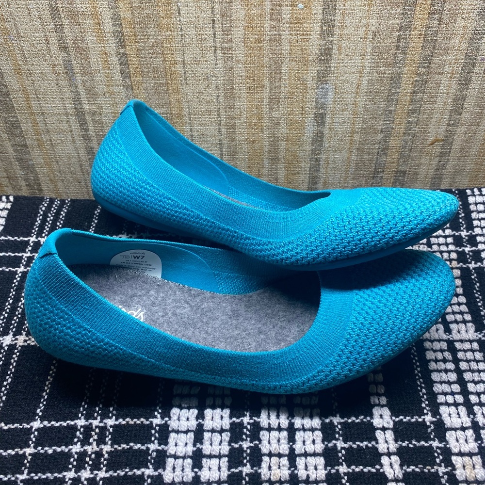 Allbirds Tree Breezers Ballet Flat Caribbean / Caribbean Sole Size 7